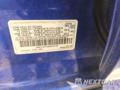 Zdjęcie 13 z 13 samochodu: 2005 MITSUBISHI OUTLANDER LS VIN:JA4LZ31FX5U044718 - miniatura