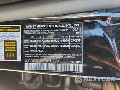 Zdjęcie 13 z 13 samochodu: 2014 MERCEDES-BENZ GL 450 4MATIC VIN:4JGDF7CE4EA302291 - miniatura