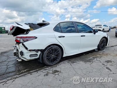 Trzecie zdjęcie samochodu z tyłu: 2022 TOYOTA CAMRY SE NIGHTSHADE VIN:4T1T11BK5NU061600 - miniatura