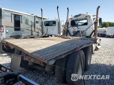 Trzecie zdjęcie samochodu z tyłu: 2013 MACK CHU613 FLATBED TRUCK VIN:1M1AN07Y6DM015408 - miniatura