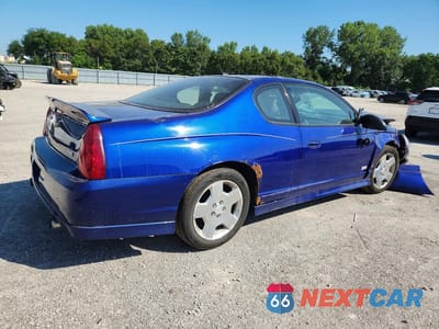 Trzecie zdjęcie samochodu z tyłu: 2007 CHEVROLET MONTE CARLO SS VIN:2G1WL16C479356047 - miniatura