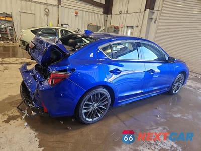 Trzecie zdjęcie samochodu z tyłu: 2021 ACURA ILX PREMIUM A-SPEC VIN:19UDE2F86MA007600 - miniatura
