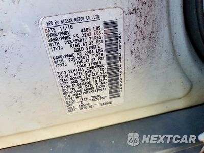 Zdjęcie 13 z 13 samochodu: 2017 NISSAN ROGUE S VIN:JN8AT2MT9HW133641 - miniatura