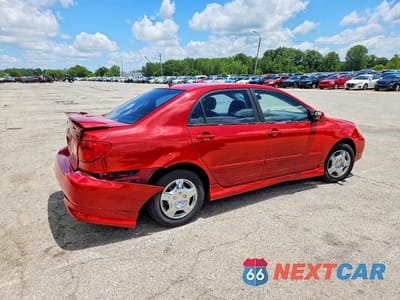Trzecie zdjęcie samochodu z tyłu: 2003 TOYOTA COROLLA S VIN:2T1BR32E03C018081 - miniatura