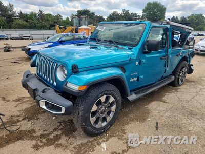 2020 JEEP WRANGLER UNLIMITED SAHARA 1C4HJXEN2LW240553 - główne zdjęcie licytacji z USA - miniatura
