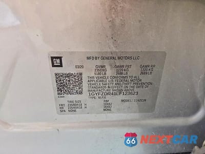 Zdjęcie 13 z 13 samochodu: 2020 CADILLAC XT4 PREMIUM LUXURY VIN:1GYFZDR41LF123623 - miniatura