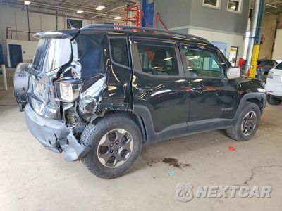 Trzecie zdjęcie samochodu z tyłu: 2016 JEEP RENEGADE LATITUDE VIN:ZACCJBBW0GPD09012 - miniatura