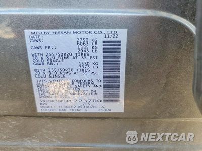 Zdjęcie 13 z 13 samochodu: 2023 NISSAN PATHFINDER PLATINUM VIN:5N1DR3DK0PC223700 - miniatura
