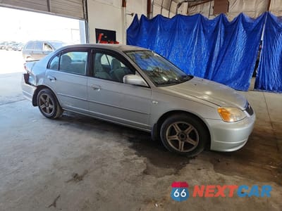 Czwarte zdjęcie samochodu z boku: 2003 HONDA CIVIC VIN:1HGES16533L029263 - miniatura