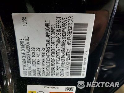 Zdjęcie 12 z 12 samochodu: 2025 HONDA ACCORD HYBRID SPORT-L VIN:1HGCY2F72SA083922 - miniatura