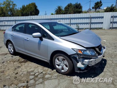 Czwarte zdjęcie samochodu z boku: 2015 HONDA CIVIC LX VIN:2HGFB2F54FH565909 - miniatura