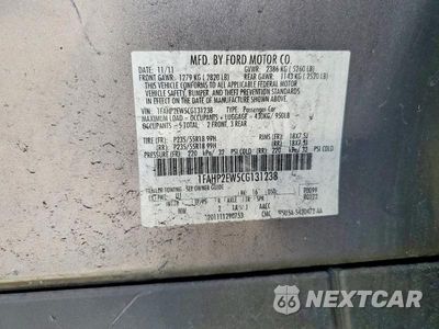 Zdjęcie 12 z 12 samochodu: 2012 FORD TAURUS SEL VIN:1FAHP2EW5CG131238 - miniatura