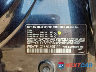 Zdjęcie 12 z 12 samochodu: 2015 BMW 740 LXI VIN:WBAYF4C53FGS99111 - miniatura