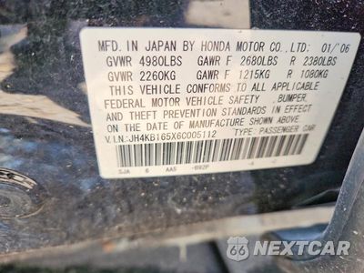 Zdjęcie 13 z 13 samochodu: 2006 ACURA RL VIN:JH4KB165X6C005112 - miniatura