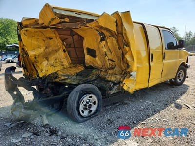 Trzecie zdjęcie samochodu z tyłu: 2010 GMC SAVANA G3500 VIN:1GT2GUBA8A1901453 - miniatura