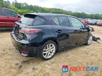 Trzecie zdjęcie samochodu z tyłu: 2014 LEXUS CT 200 VIN:JTHKD5BH9E2177461 - miniatura
