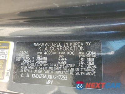 Zdjęcie 12 z 12 samochodu: 2024 KIA SOUL LX VIN:KNDJ23AU1R7242253 - miniatura