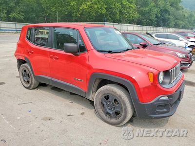 Czwarte zdjęcie samochodu z boku: 2018 JEEP RENEGADE SPORT VIN:ZACCJBAB7JPH07680 - miniatura