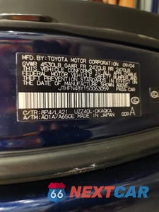 Zdjęcie 12 z 12 samochodu: 2005 LEXUS SC 430 VIN:JTHFN48Y150063059 - miniatura