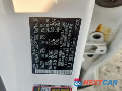 Zdjęcie 12 z 12 samochodu: 2023 HYUNDAI SANTA CRUZ LIMITED VIN:5NTJEDAF1PH059606 - miniatura