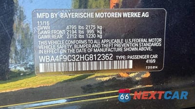 Zdjęcie 10 z 10 samochodu: 2017 BMW 430XI GRAN COUPE VIN:WBA4F9C32HG812362 - miniatura
