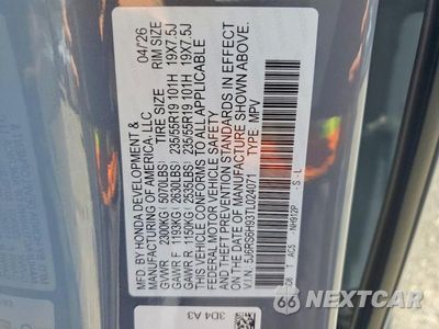 Zdjęcie 13 z 13 samochodu: 2026 HONDA CR-V SPORT TOURING VIN:5J6RS6H93TL024071 - miniatura