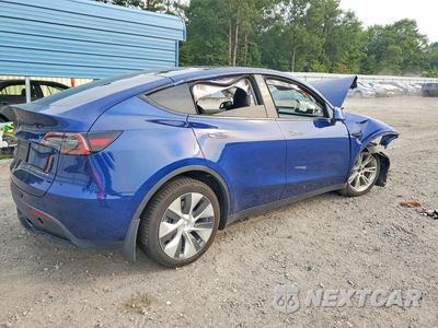 Trzecie zdjęcie samochodu z tyłu: 2021 TESLA MODEL Y VIN:5YJYGDEE8MF279232 - miniatura