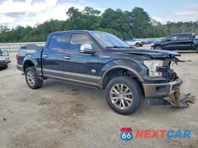 Czwarte zdjęcie samochodu z boku: 2017 FORD F150 SUPERCREW VIN:1FTEW1EF5HFC59082 - miniatura