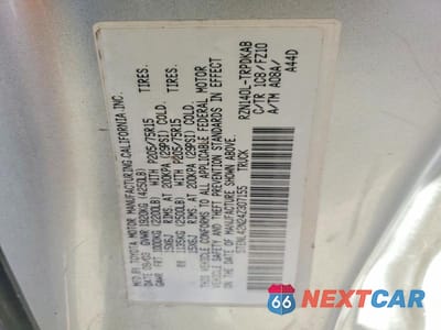 Zdjęcie 12 z 12 samochodu: 2004 TOYOTA TACOMA BASE VIN:5TENL42N24Z307155 - miniatura