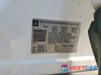 Zdjęcie 13 z 13 samochodu: 2020 GMC TERRAIN SLT VIN:3GKALVEV4LL106833 - miniatura