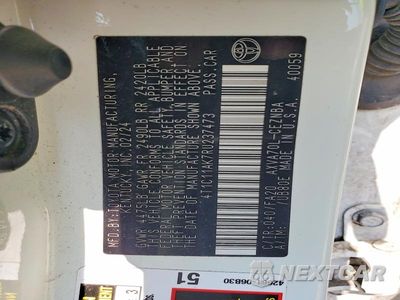 Zdjęcie 12 z 12 samochodu: 2024 TOYOTA CAMRY LE VIN:4T1C11AK7RU237473 - miniatura