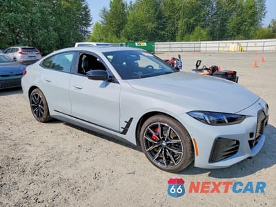 Czwarte zdjęcie samochodu z boku: 2025 BMW I4 XDRIVE 40 VIN:WBY43HD04SFV15129 - miniatura