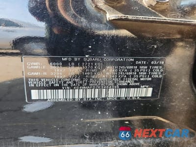 Zdjęcie 14 z 14 samochodu: 2019 SUBARU ASCENT PREMIUM VIN:4S4WMAFD7K3464396 - miniatura