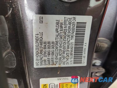 Zdjęcie 12 z 12 samochodu: 2022 ACURA TLX TECHNOLOGY VIN:19UUB6F44NA001275 - miniatura