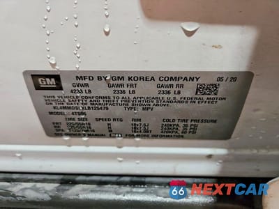 Zdjęcie 13 z 13 samochodu: 2020 BUICK ENCORE GX SELECT VIN:KL4MMDSLXLB125479 - miniatura