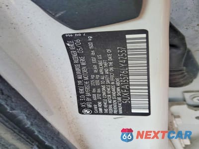 Zdjęcie 13 z 13 samochodu: 2006 BMW X5 3.0I VIN:5UXFA13576LY42537 - miniatura
