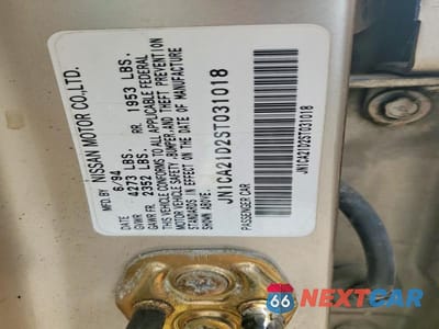 Zdjęcie 12 z 12 samochodu: 1995 NISSAN MAXIMA GXE VIN:JN1CA21D2ST031018 - miniatura