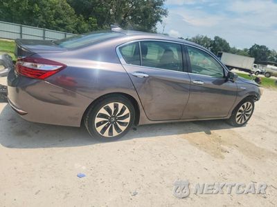 Trzecie zdjęcie samochodu z tyłu: 2017 HONDA ACCORD HYBRID VIN:JHMCR6F33HC021313 - miniatura
