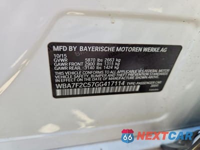 Zdjęcie 12 z 12 samochodu: 2016 BMW 750 XI VIN:WBA7F2C57GG417114 - miniatura