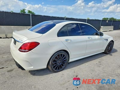 Trzecie zdjęcie samochodu z tyłu: 2019 MERCEDES-BENZ C 43 AMG VIN:55SWF6EB0KU318256 - miniatura