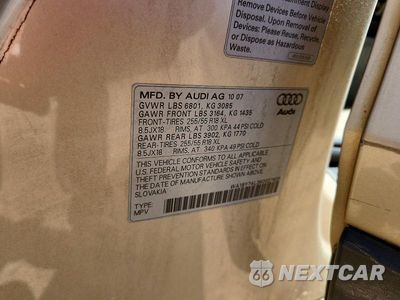 Zdjęcie 13 z 13 samochodu: 2008 AUDI Q7 3.6 QUATTRO PREMIUM VIN:WA1BY74L38D027626 - miniatura