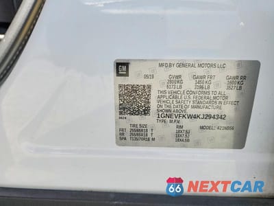 Zdjęcie 13 z 13 samochodu: 2019 CHEVROLET TRAVERSE LS VIN:1GNEVFKW4KJ294342 - miniatura