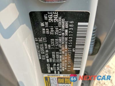 Zdjęcie 13 z 13 samochodu: 2025 KIA SPORTAGE SX VIN:5XYK43DF6SG317386 - miniatura