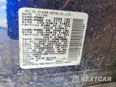 Zdjęcie 27 z 28 samochodu: 2025 NISSAN ARIYA ENGAGE VIN:JN8CF0BF2SM765983 - miniatura