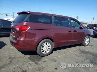 Trzecie zdjęcie samochodu z tyłu: 2017 KIA SEDONA LX VIN:KNDMB5C11H6232189 - miniatura