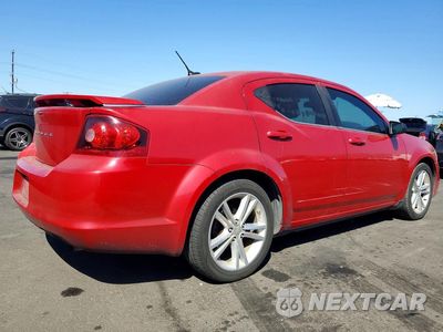 Trzecie zdjęcie samochodu z tyłu: 2012 DODGE AVENGER SE VIN:1C3CDZAG0CN255003 - miniatura