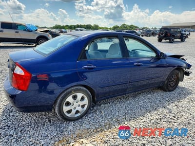 Trzecie zdjęcie samochodu z tyłu: 2006 KIA SPECTRA EX VIN:KNAFE121565367430 - miniatura