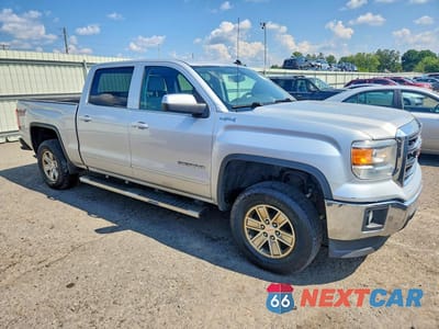 Czwarte zdjęcie samochodu z boku: 2014 GMC SIERRA K1500 SLE VIN:3GTU2UEH0EG262850 - miniatura