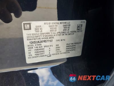 Zdjęcie 12 z 12 samochodu: 2015 GMC YUKON XL DENALI VIN:1GKS2JKJXFR577187 - miniatura