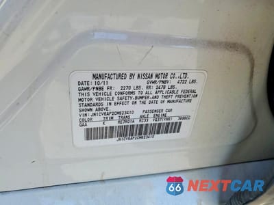 Zdjęcie 12 z 12 samochodu: 2012 INFINITI G37 SEDAN JOURNEY VIN:JN1CV6AP2CM623410 - miniatura